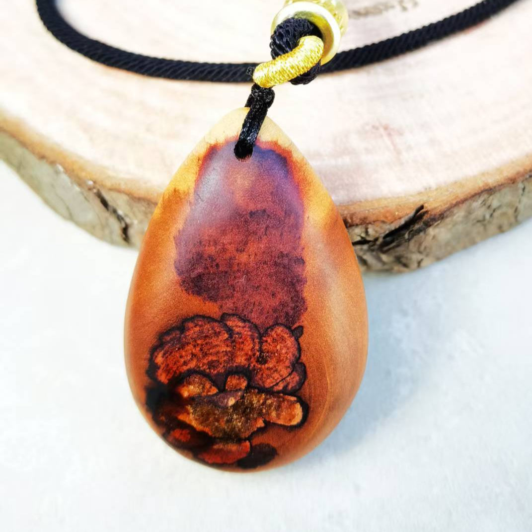 Handcrafted Thunderstrike Wood Pendant/Handle