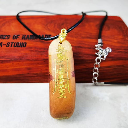 Handcrafted Thunderstrike Wood Pendant/Handle