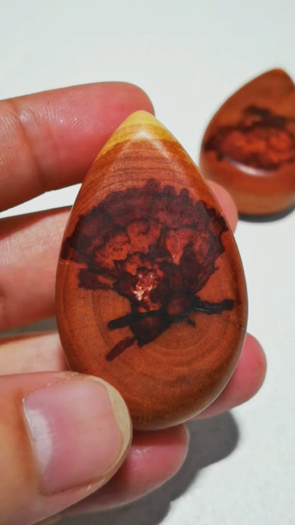 Handcrafted Thunderstrike Wood Pendant/Handle